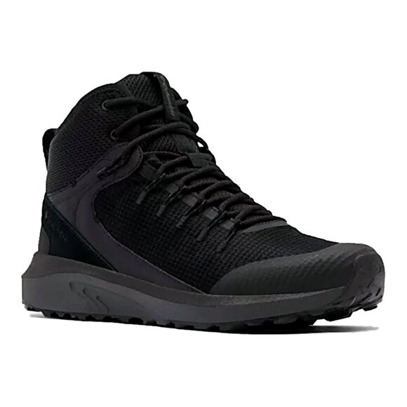 NEW Columbia Mens Trailstorm Mid Waterproof Hiking Trail shoe Sz 10 wide black - Picture 1 of 1